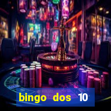 bingo dos 10 mandamentos da lei de deus